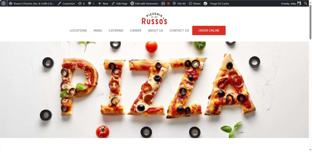 Russo’s Pizzeria, Bar, & Grille | Grand Rapids, Hopkins, and Burnips MI